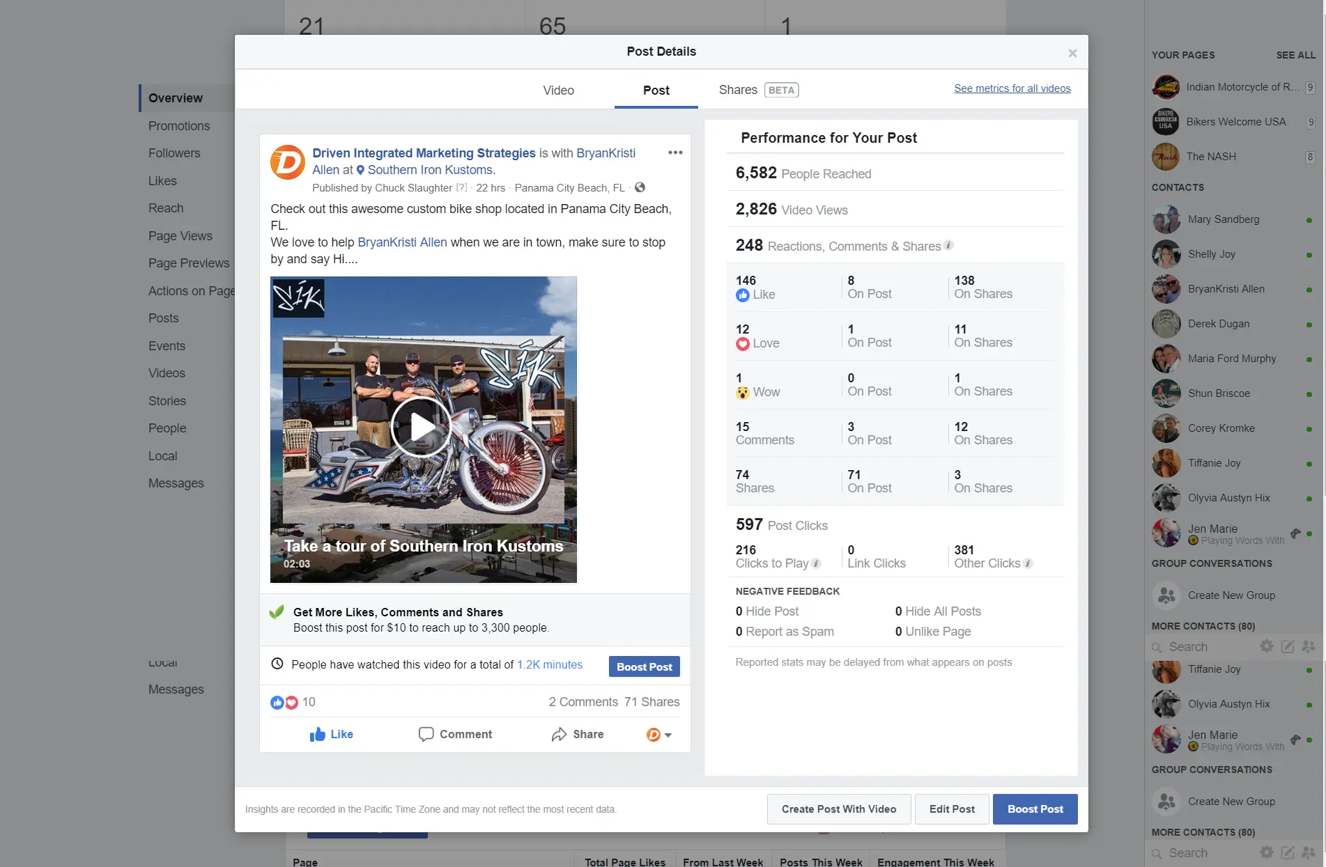 Tracking and reporting preview