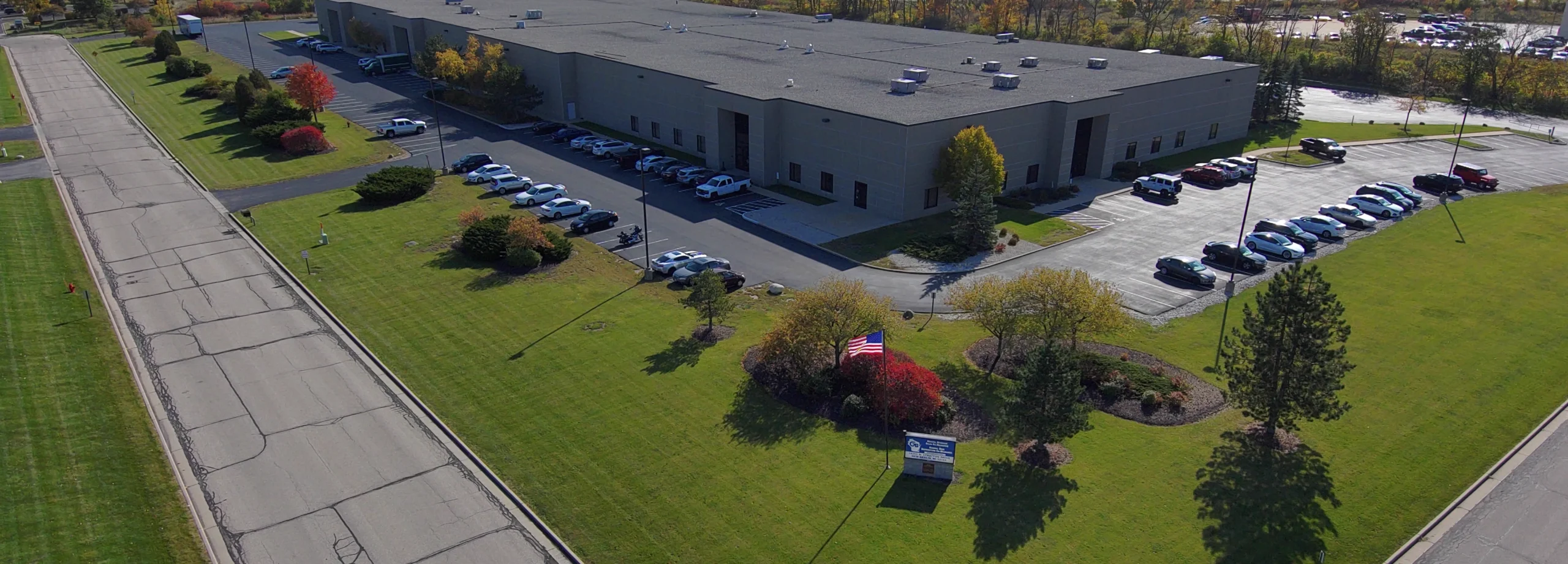 General Beverage Building Aerial Shot