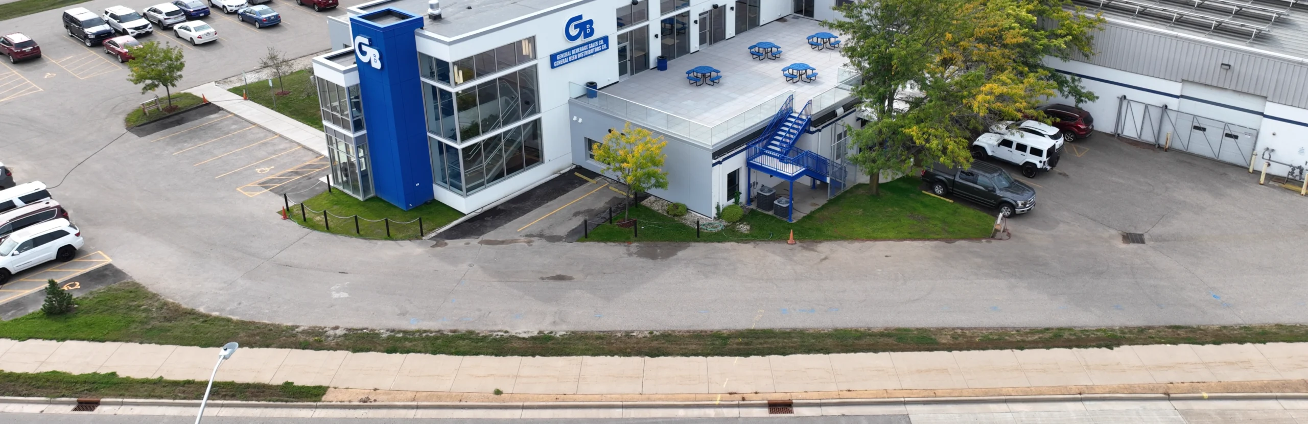 General Beverage Building Drone Photo