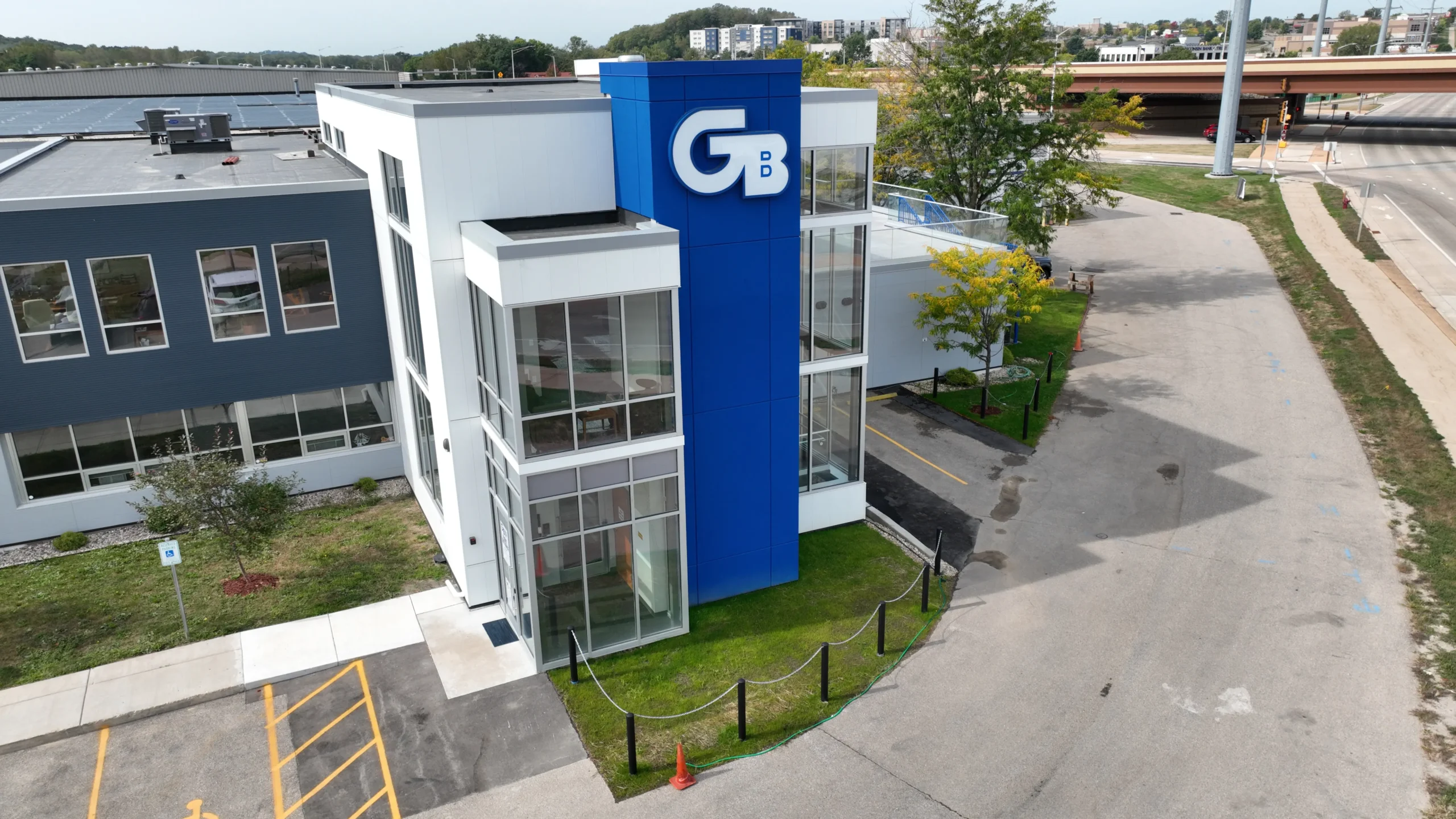 General Beverage Aerial Shot of Building