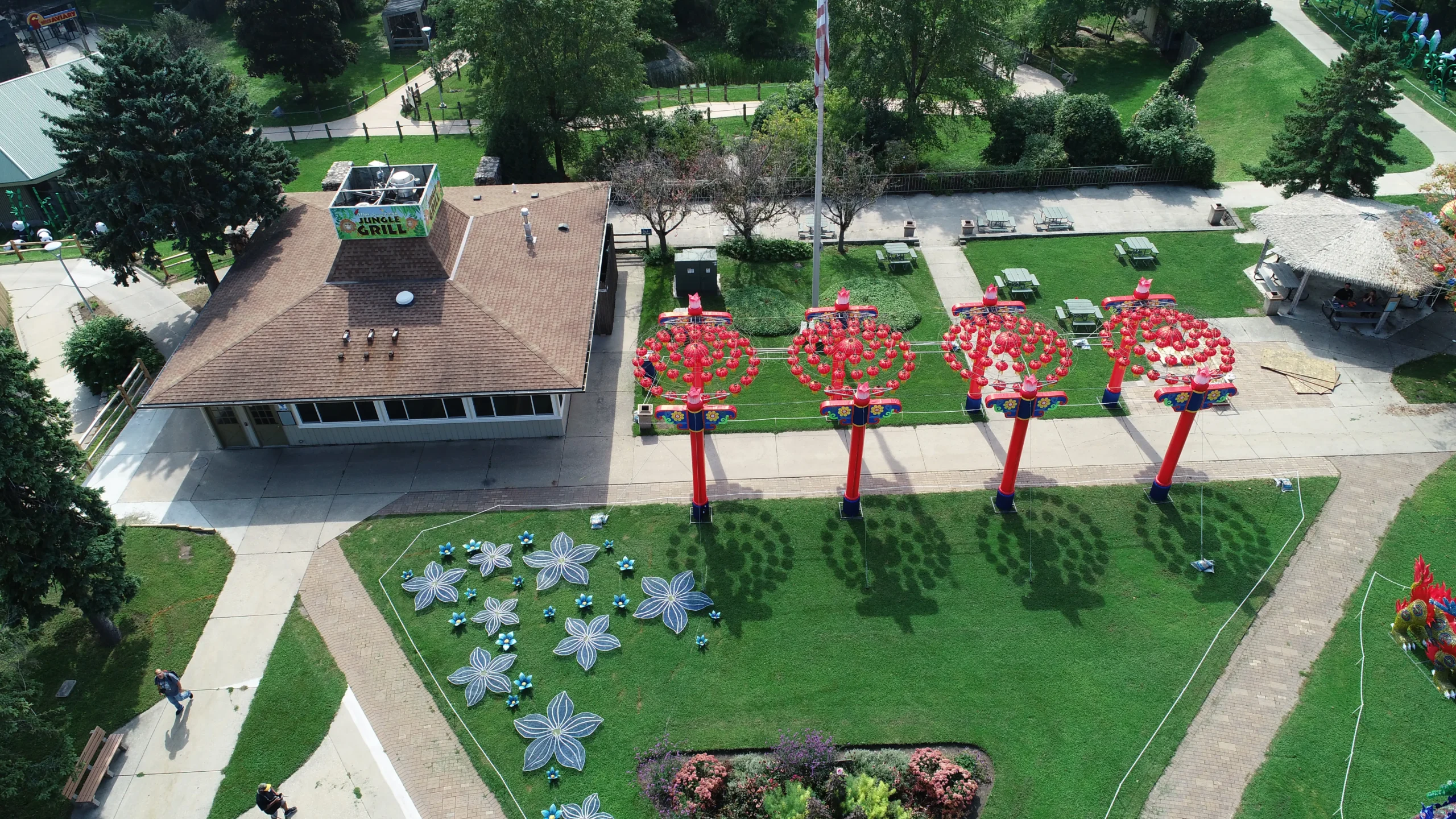Photo of Racine Zoo with Chinese Lanterns