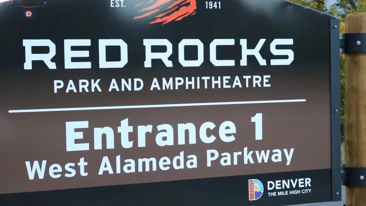 Red Rocks Ampitheater Drone Footage Video Thumbnail
